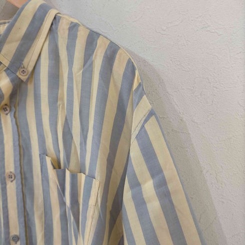 BRITANIA ストライプ S/S BDシャツ メンズ import:L
