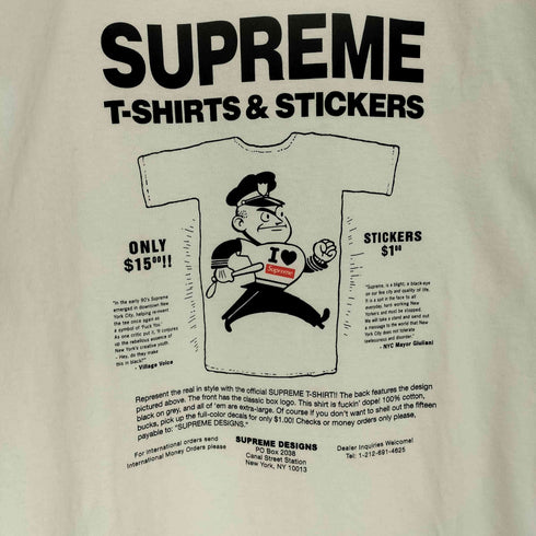 シュプリーム Supreme 2007ss Supreme STICKERS T-shirt メンズ JPN:M
