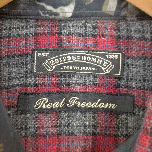 291295オム 291295=HOMME チェックネルシャツ メンズ JPN:2
