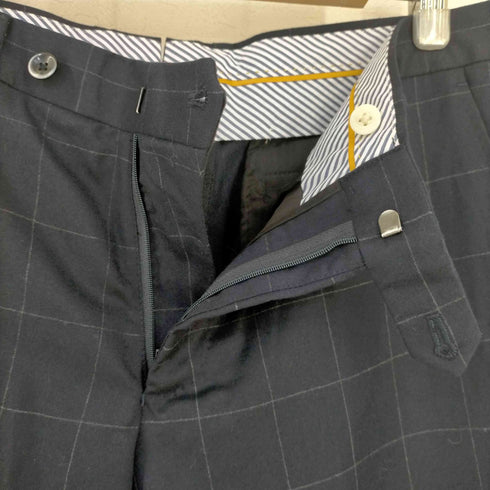 バーニーズニューヨーク BARNEYS NEWYORK グラフチェック ノータックスラックス メンズ 50