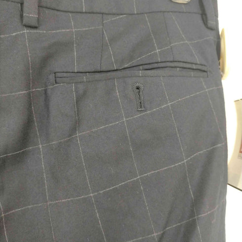 バーニーズニューヨーク BARNEYS NEWYORK グラフチェック ノータックスラックス メンズ 50