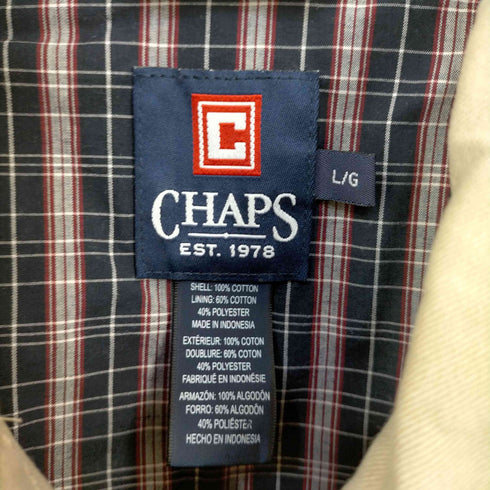 チャップス CHAPS エンブレム刺繍 スウィングトップ メンズ import:L