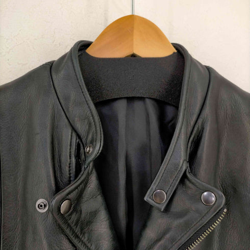 シャマ shama カウレザー セミダブルライダースジャケット メンズ 38