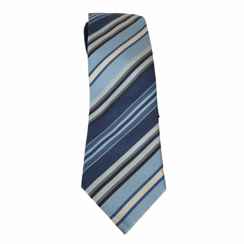 フランコバッシ FRANCO BASSI MADE IN ITALY シルクストライプネクタイ メンズ ONE SIZE