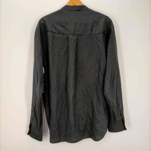 ザラ ZARA REGULAR FIT バンドカラー 長袖シャツ メンズ import:M