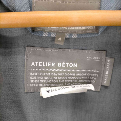 アトリエベトン ATELIER BETON チェック柄パジャマ メンズ JPN:4