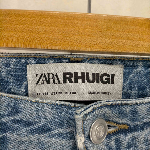 ザラ ZARA RHUIGI ボタンフライ ストレートデニム メンズ 38