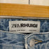 ザラ ZARA RHUIGI ボタンフライ ストレートデニム メンズ 38