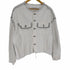 Denim research lab. インサイドアウト ノーカラーホワイトデニムジャケット メンズ FREE