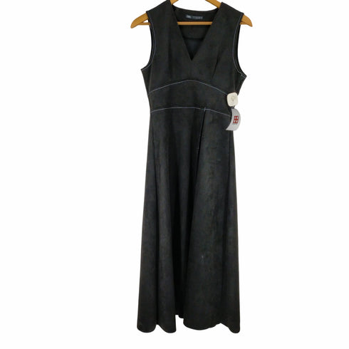 ザラ ZARA 23SS フェイクスエードVネックノースリーブワンピース レディース JPN:S