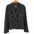 ザラ ZARA 金ボタン ダブル テーラードジャケット レディース import:M