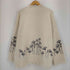 ザラ ZARA EMBROIDERED KNIT SWEATER レディース import:L