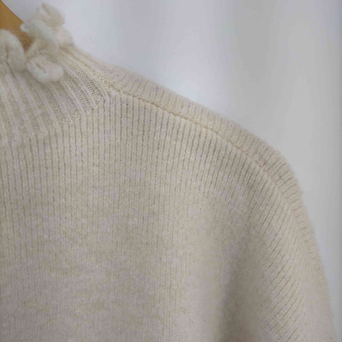 ザラ ZARA EMBROIDERED KNIT SWEATER レディース import:L