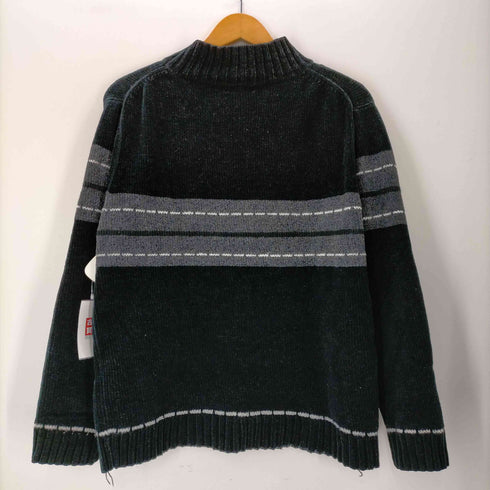 TOC TOC タオル地 モックネック モノトーン ニット メンズ import:M