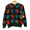 ジャンセン jantzen 白タグ 総柄 ケーブル ウールニット メンズ import:S