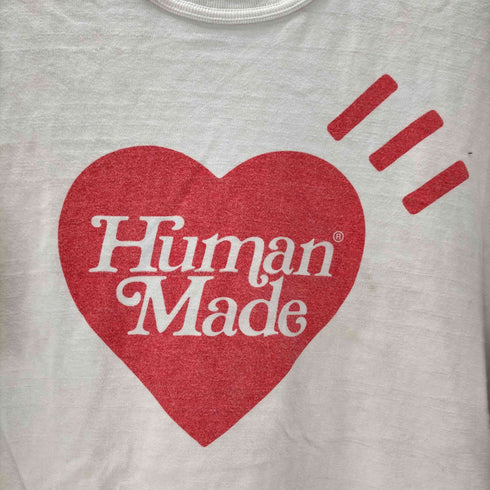 ヒューマンメイド HUMAN MADE ロゴ 両面プリント クルーネック Tシャツ メンズ JPN:XL