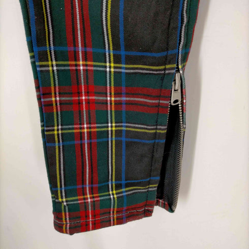 ミニマル mnml TARTAN TRACK PANTS パンク メンズ US:30-31