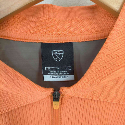 ナイキゴルフ NIKE GOLF スウォッシュ刺繍 ハーフジップポロシャツ メンズ import:M