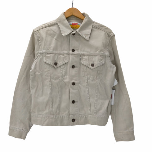 リーバイス Levis WHITE LEVIS JACKETS コットンサテンジャケット メンズ US:38