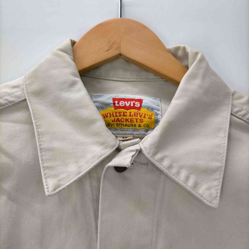 リーバイス Levis WHITE LEVIS JACKETS コットンサテンジャケット メンズ US:38