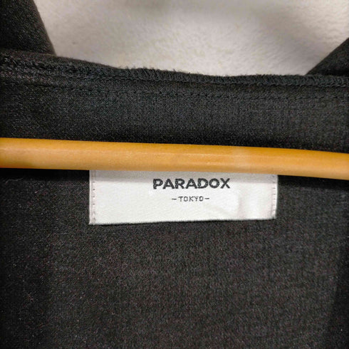 パラドックス PARADOX ポリレーヨン オーバーサイズフードガウンコート メンズ ONE SIZE