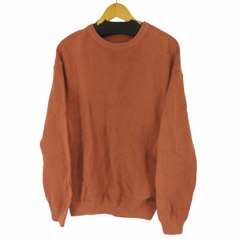 クレプスキュール crepuscule MOSS STITCH L/S SWEAT ワッフルスウェット メンズ JPN:1