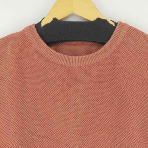 クレプスキュール crepuscule MOSS STITCH L/S SWEAT ワッフルスウェット メンズ JPN:1