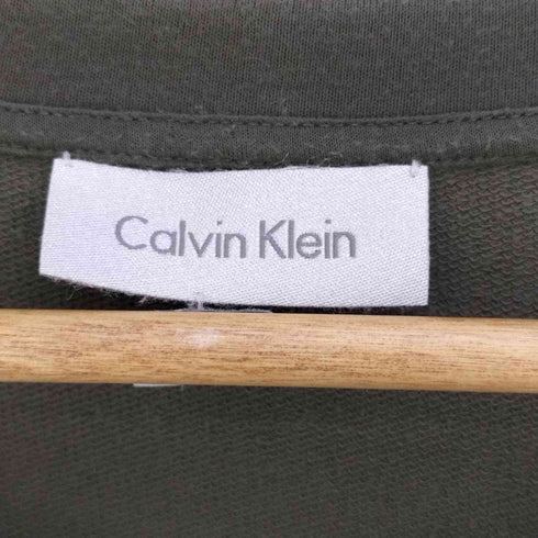カルバンクライン CALVIN KLEIN ポリコットン クルーネック スウェットワンピース レディース import:XL