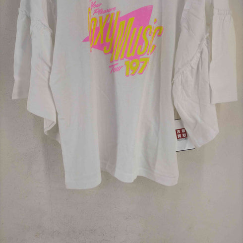 フリークスストア FREAKS STORE ROXYMUSIC 袖ギャザー Tシャツ レディース FREE