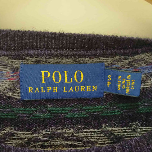 ポロラルフローレン POLO RALPH LAUREN カシミヤ混 フェアアイル ラッフルトリム セーター レディース JPN:S