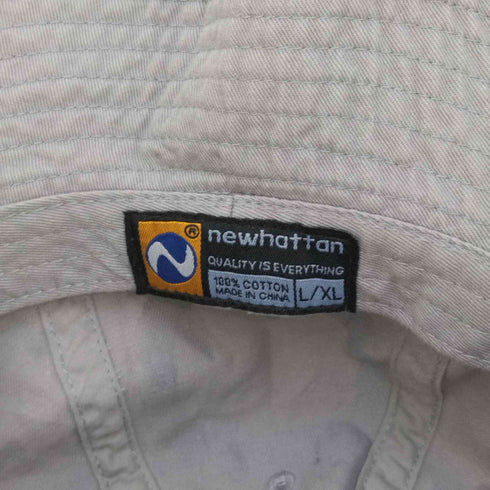 ニューハッタン NEWHATTAN ペンキ加工 コットンバケットハット メンズ L/XL