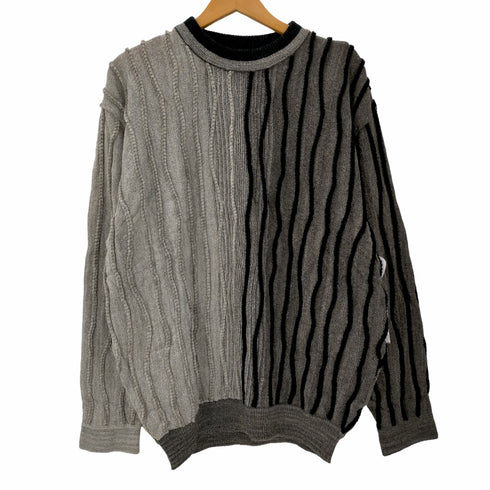 ドルチェエレガント DOLCE ELEGANTE OLD 2トーン タオル地 3Dニット メンズ EUR:48