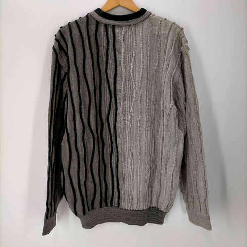 ドルチェエレガント DOLCE ELEGANTE OLD 2トーン タオル地 3Dニット メンズ EUR:48