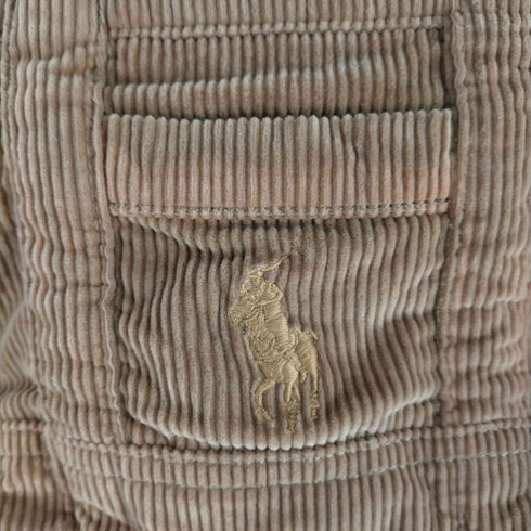 ポロラルフローレン POLO RALPH LAUREN ポニー刺繍 コーデュロイ ハンドバッグ レディース
