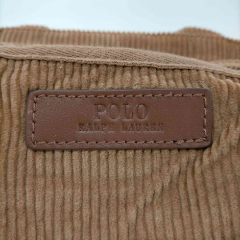ポロラルフローレン POLO RALPH LAUREN ポニー刺繍 コーデュロイ ハンドバッグ レディース