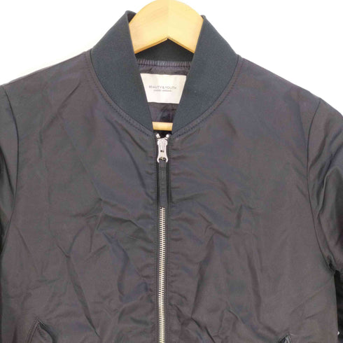 ビューティーアンドユースユナイテッドアローズ BEAUTY & YOUTH UNITED ARROWS ナイロンツイル MA-1 ジャケット レディース