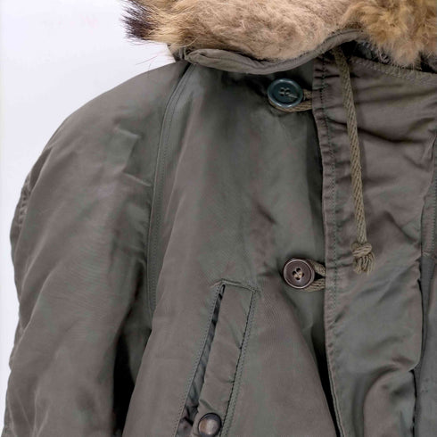ユーエスアーミー US ARMY 初期 USAF N-3B Flight Jacket CROWN ZIP 黒タグ メンズ import:S