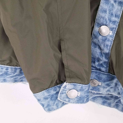 ザラマン ZARA MAN ナイロンドッキングデニムトラッカージャケット メンズ import:L
