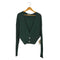 ザラ ZARA RIBBED KNIT SWEATER リブニットセーター レディース import:L