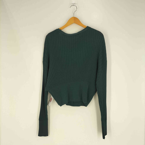 ザラ ZARA RIBBED KNIT SWEATER リブニットセーター レディース import:L