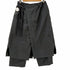 ヨウジヤマモトプールオム Yohji Yamamoto POUR HOMME ラップパンツ シワギャバ クロップド メンズ