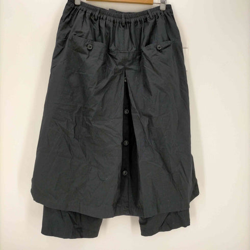 ヨウジヤマモトプールオム Yohji Yamamoto POUR HOMME ラップパンツ シワギャバ クロップド メンズ
