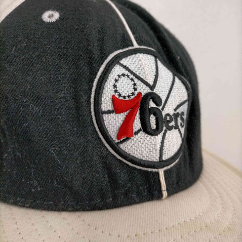 ニューエラ NEW ERA 90S USA製 NBA チームロゴ刺繍 6パネルウールキャップ メンズ 8