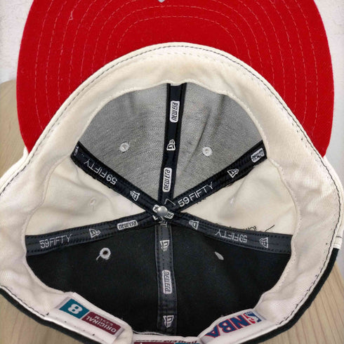 ニューエラ NEW ERA 90S USA製 NBA チームロゴ刺繍 6パネルウールキャップ メンズ 8
