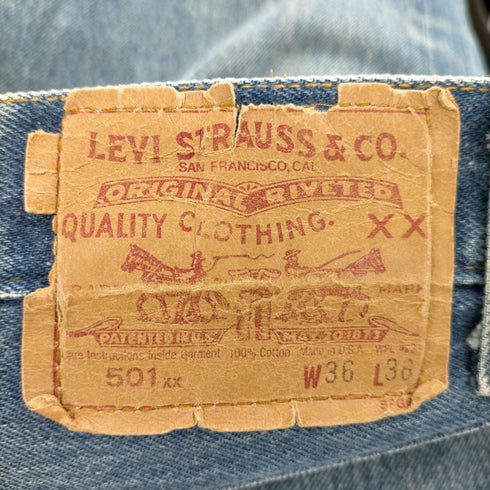 リーバイス Levis USA製 501XX 刻印552 ボタンフライデニムパンツ メンズ 36