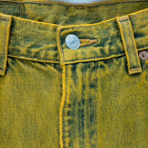 リーバイス Levis 刻印855 製品染め 505 ジップフライデニムパンツ メンズ US:32-33