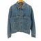 リーバイス Levis 00S RELAXED TRUCKER 裏地チェック デニム トラッカー ジャケット メンズ import:M