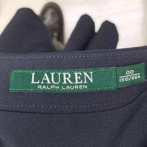 ローレンラルフローレン LAUREN RALPH LAUREN Navy Pleated Circle Skirt レディース 150/66A