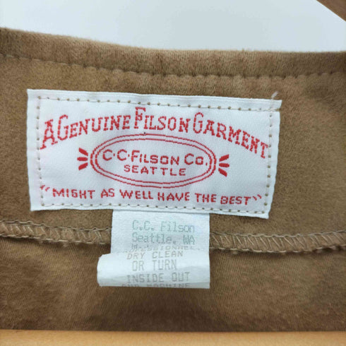 フィルソン FILSON 00S えん形タグ USA製 モールスキン 5連 ボタン ベスト ジレ メンズ US:40