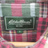 エディーバウアー Eddie Bauer 00S 緑タグ チェック ネルシャツ メンズ import:L
